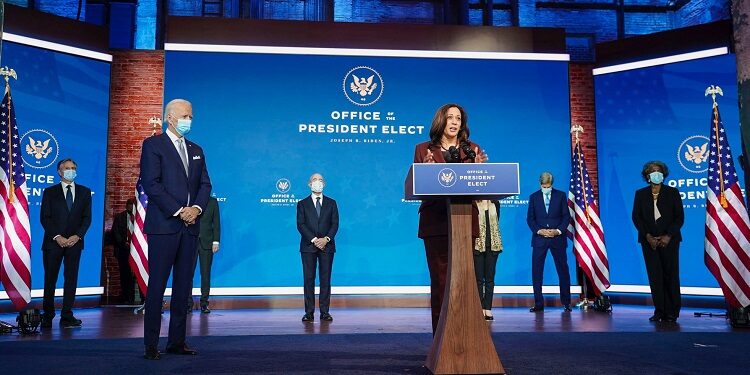 Kamala Harris, prima femeie vicepreședinte al SUA