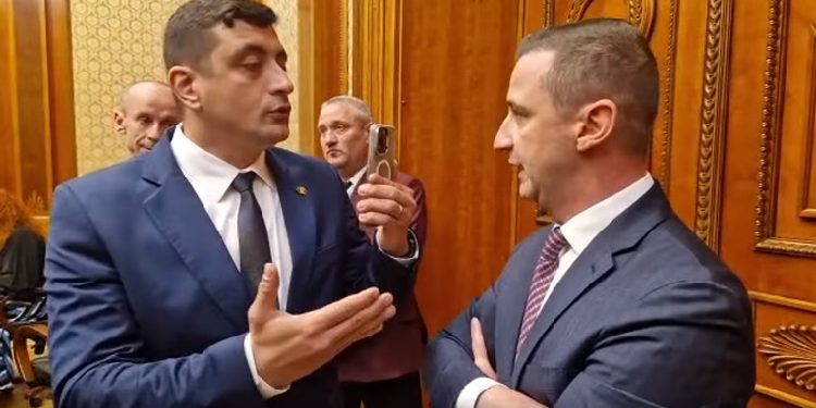 Scandal în Parlament! George Simion vs. Alfred Simonis VIDEO