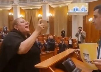 Diana Șoșoacă vs. George Simion, un nou scandal și înjurături în Parlament  